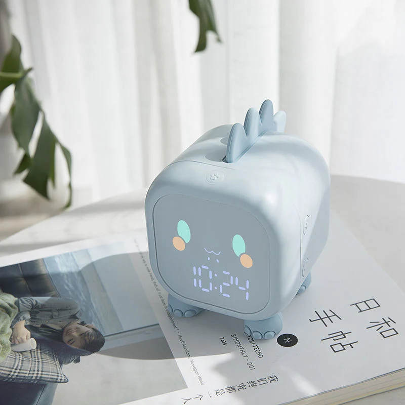 Cute Dinosaur Training Silicone Clock Intelligent Digital Children Clock