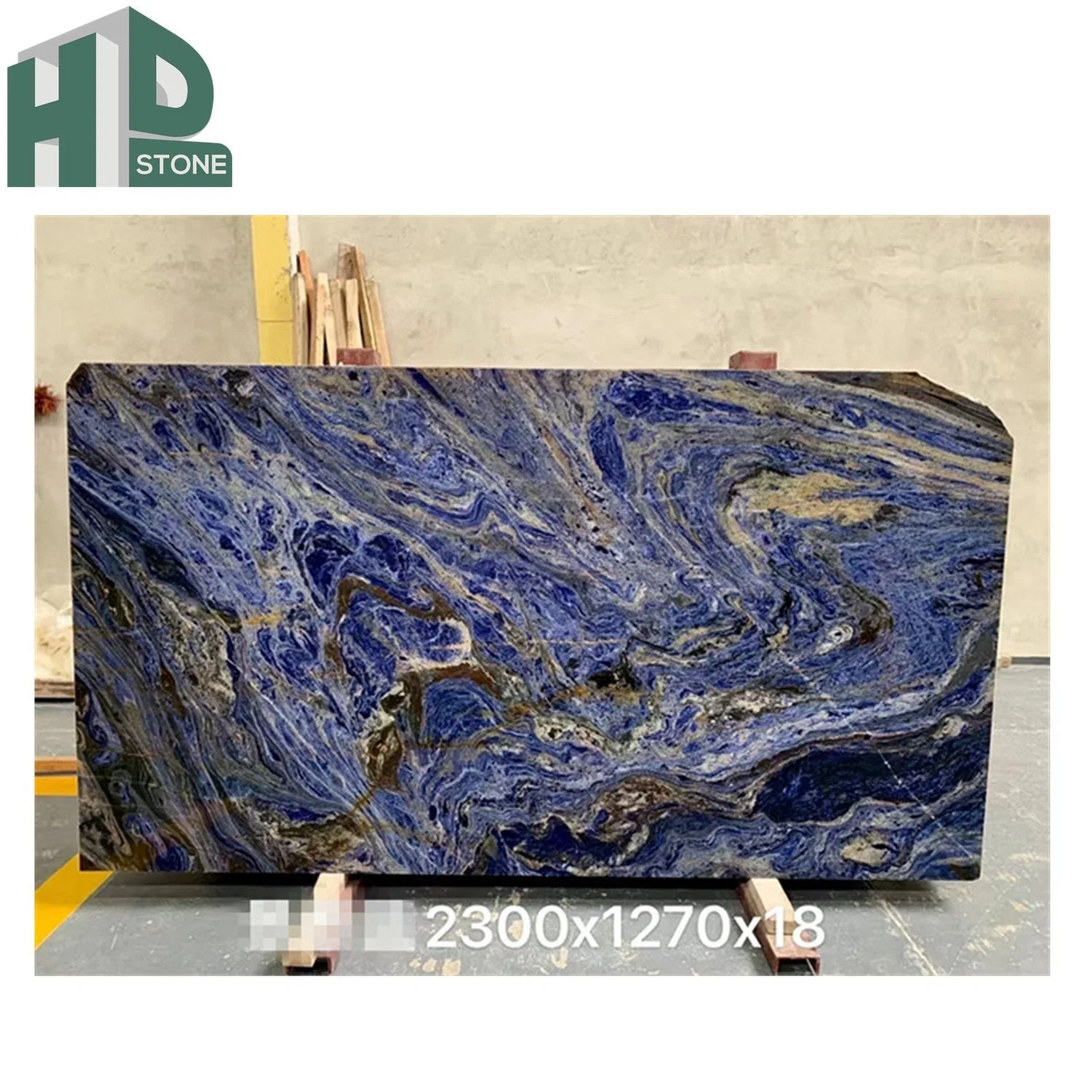 Unique Luxury Natural Stone Blue Expensive Cloisonne Van Gogh Starry Sky Marble Slabs