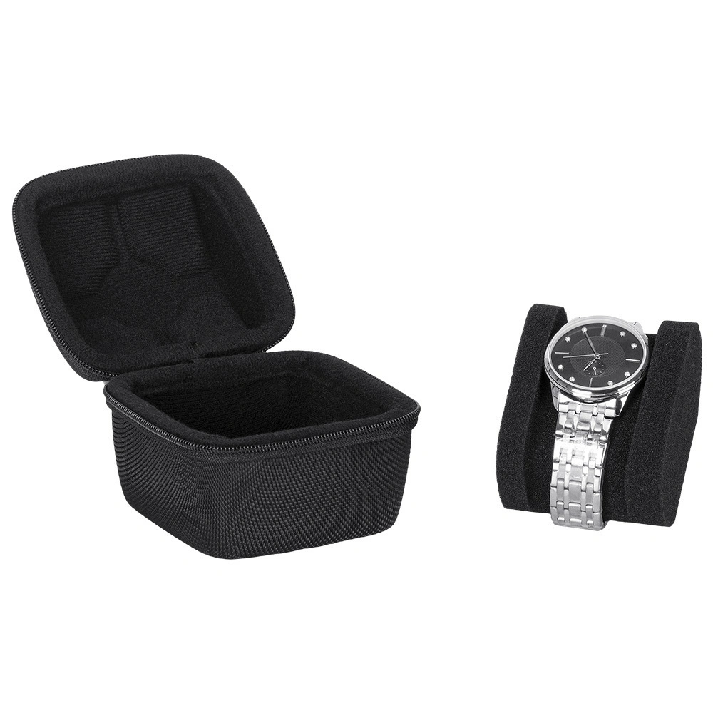 Solo ver el caso de la bolsa de almacenamiento EVA portátil Logo Watch reloj mecánico profesional Caso Caja de almacenamiento