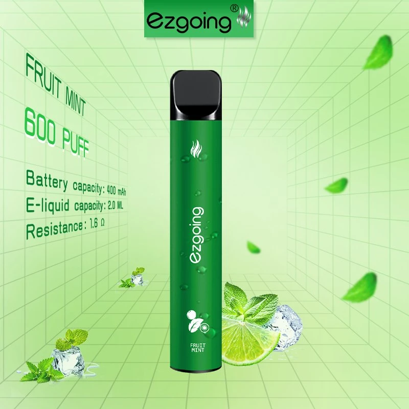 UK Hot Sell Elf Vape 600 2% All Colors Ezgoing Bar 600 Disposable/Chargeable Packaging Kit