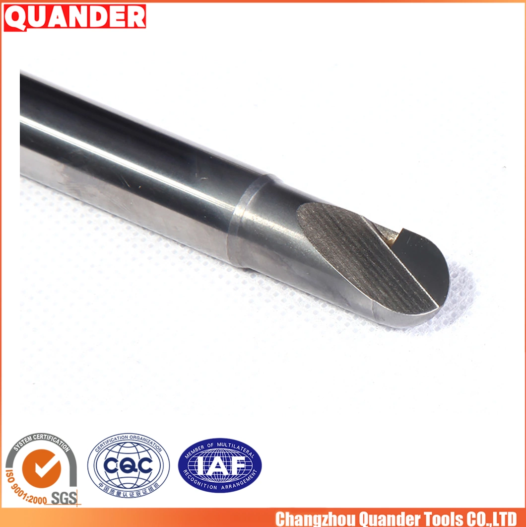 Quander Tools 1mm fresa de punta esférica China Edge Fresado Fresa de 20 grados de fresa de punta cónica de alta calidad PCD doble Alicates de corte de ángulo