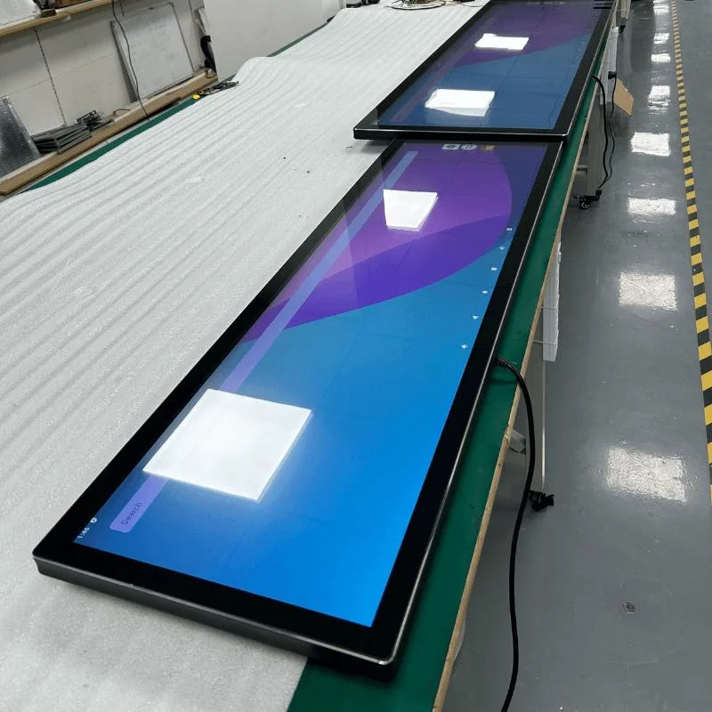 48.8inch and 58.4inch Stretch Digital Signage Touch Screen LCD Android Monitor