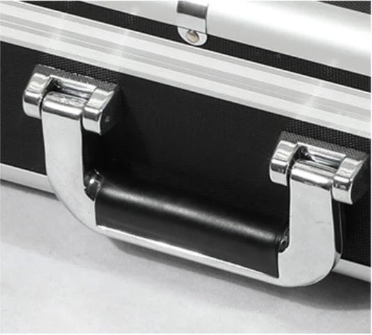 Transport de l'équipement d'affichage en aluminium dur valise mallette à outils en aluminium personnalisé