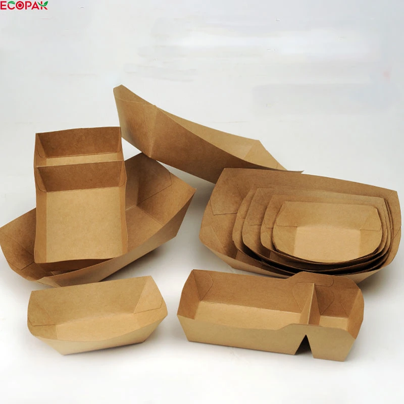 ورق فاخر صديق للبيئة قابل للتحلل البيولوجي Plates Discard Disposable Tableewable Paper Box