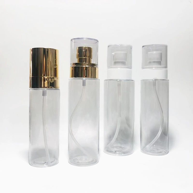 Wholesale/Supplier 100ml Plastic Bottle Aluminum Gold Cap Bottles Skin Care Set