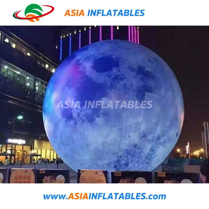 2m Inflatable Globe Printing Balloon Inflatable Moon Ball