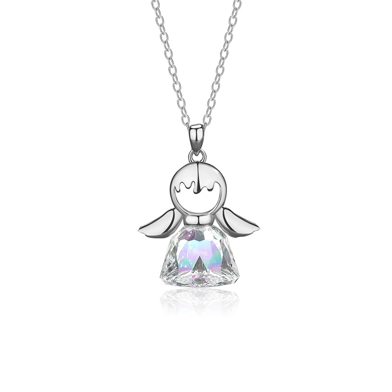 Pendentif autrichien Angel Crystal 925 Sterling Silver