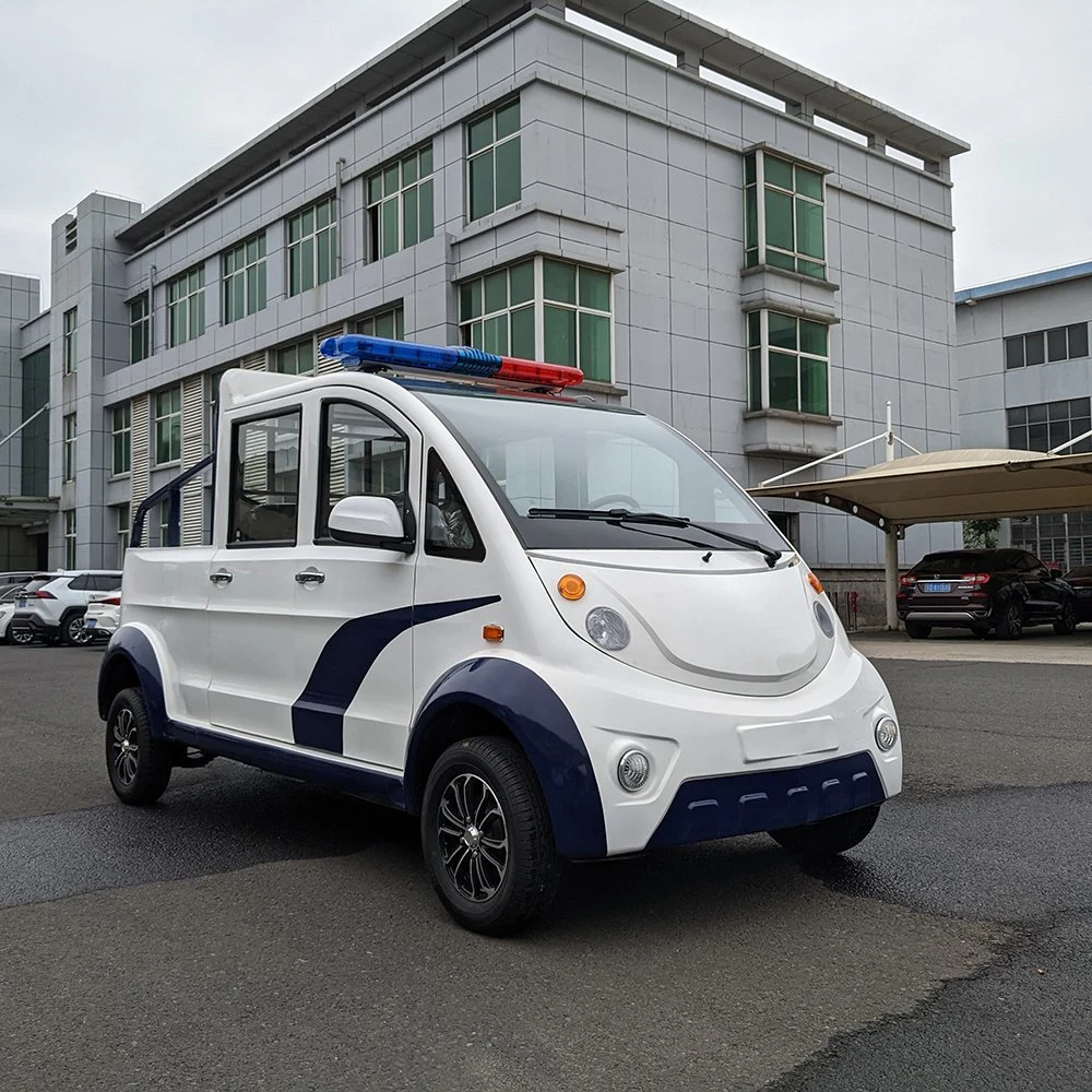 China Lb4XL-4 Pure Electric 4 Sitzer Polizei Stil Patrol Pickup Truck Car in der öffentlichen Sicherheit, Fußgängerzonen, Golfplätze, Touristenattraktionen, Immobilien