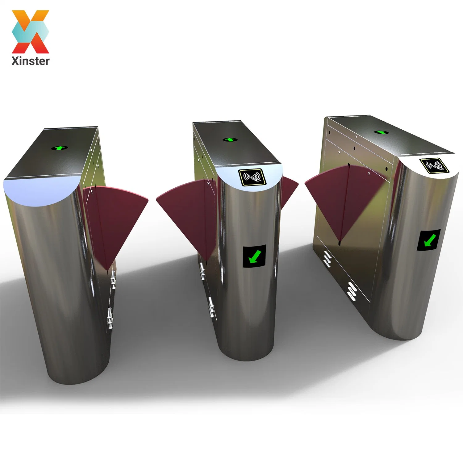 RFID Card Reader or Face Recognition Security Automatic Access Control System Turnstile Gate Door