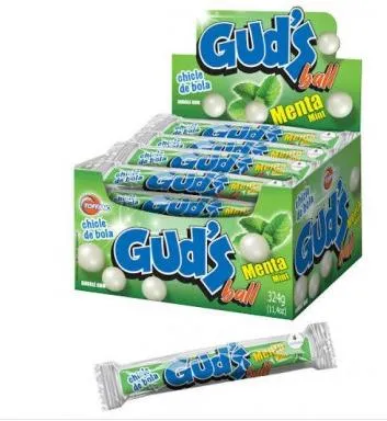 Hersteller Heiße Verkauf Runde Ball Form Chewy Gum Bubble Gum Süßigkeiten