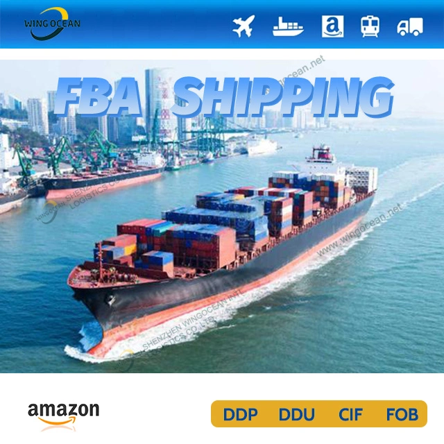 Envio profissional de despachantes de cargas marítimas da Amazon FBA da China para o. EUA/Canadá/Europa/México/Austrália