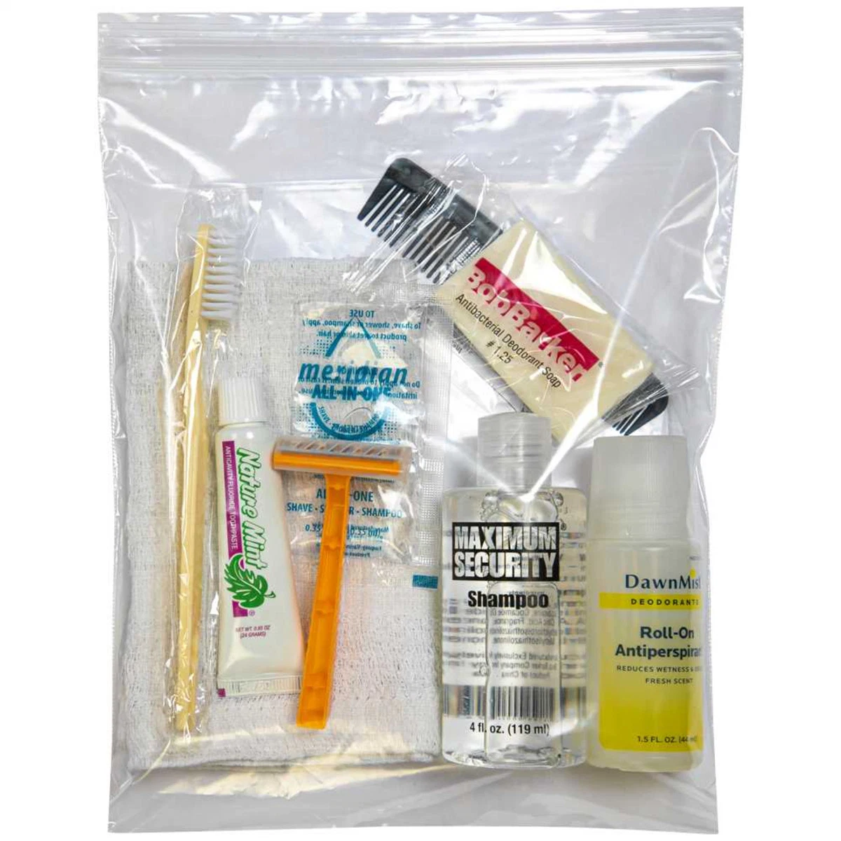 Kit de cuidados pessoais de Dentes 30 Tuft sabonete cor de marfim pente para cabelo Escova de estabelecimento