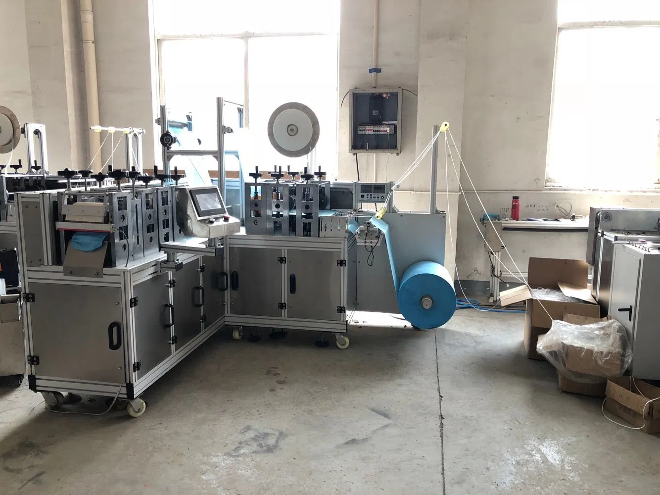 High Output Disposable Spunbond Shoe Cover Making Machine PP Film