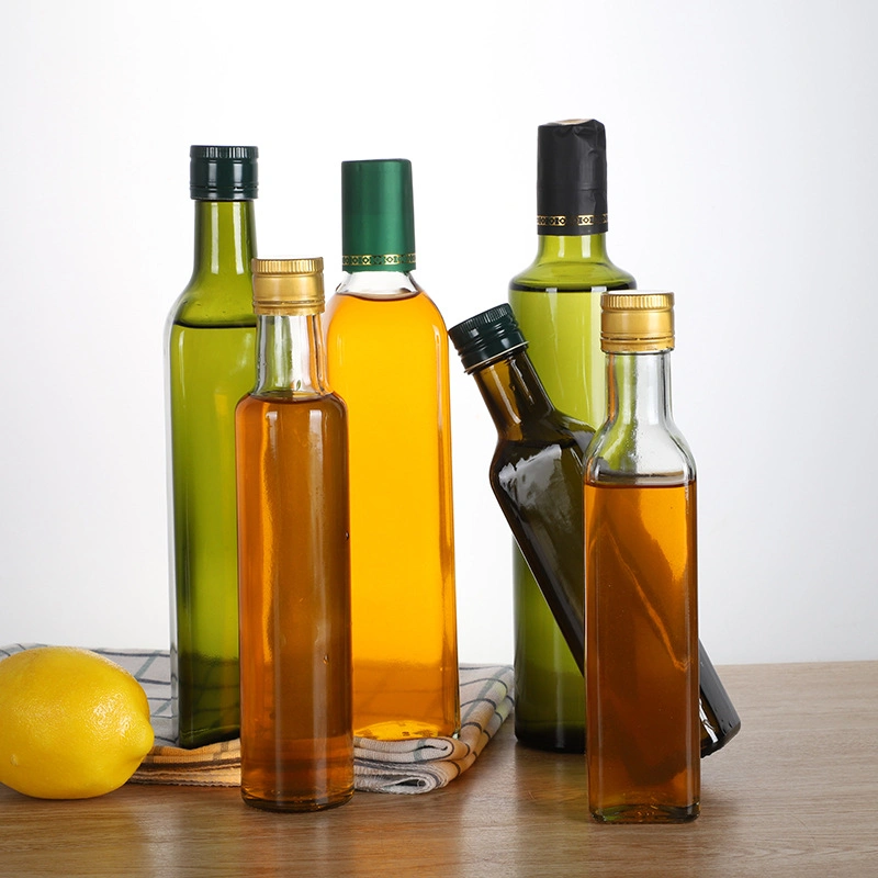 100/250/500/750/1000ml Olive Oil Package Bottle Oil Storage Glass Bottle with Screw Cap