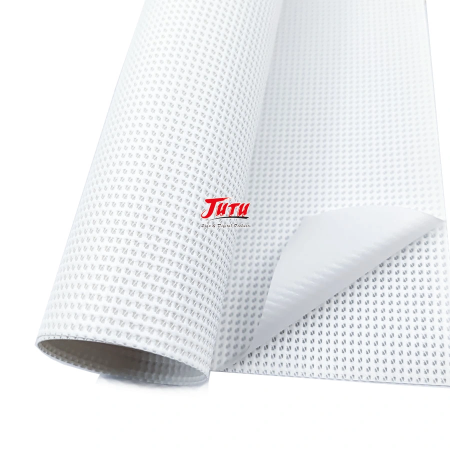 Jutu Druckbar mit Lösungsmittel, Eco-Solvent, UV-Tinten 320-550g PVC-beschichtetes Gewebe Flex Mesh Banner