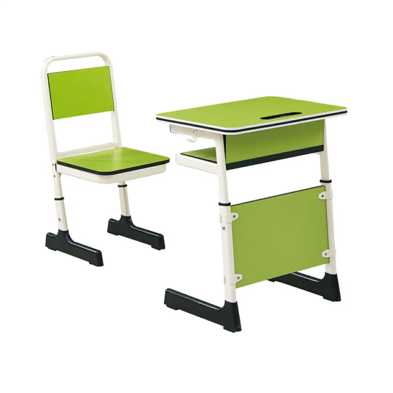 Lifting Student Desk Chair and Desk Set in Blue