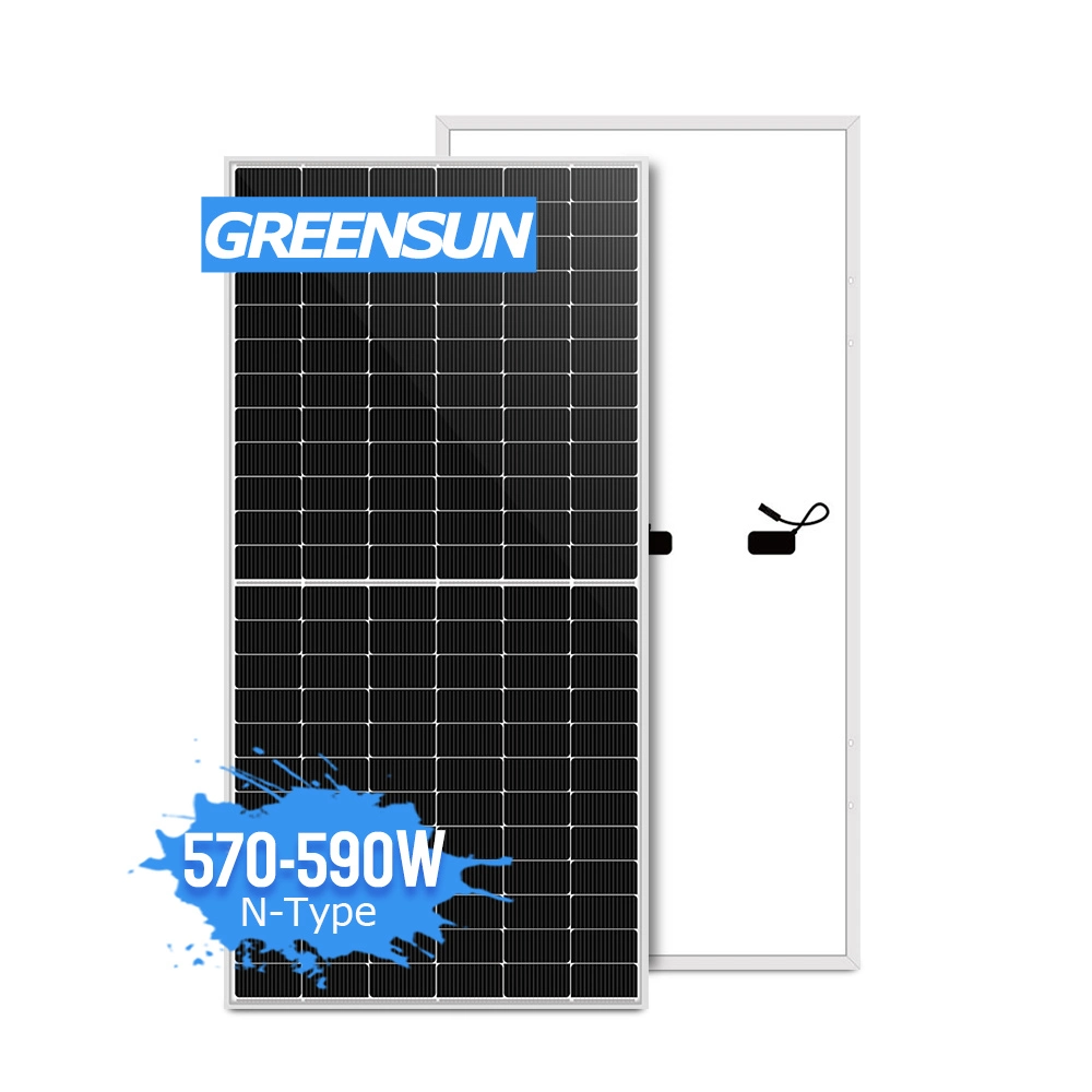 China Fabrik N Typ Topcon 550 570W 590W 600W Solar Fenster