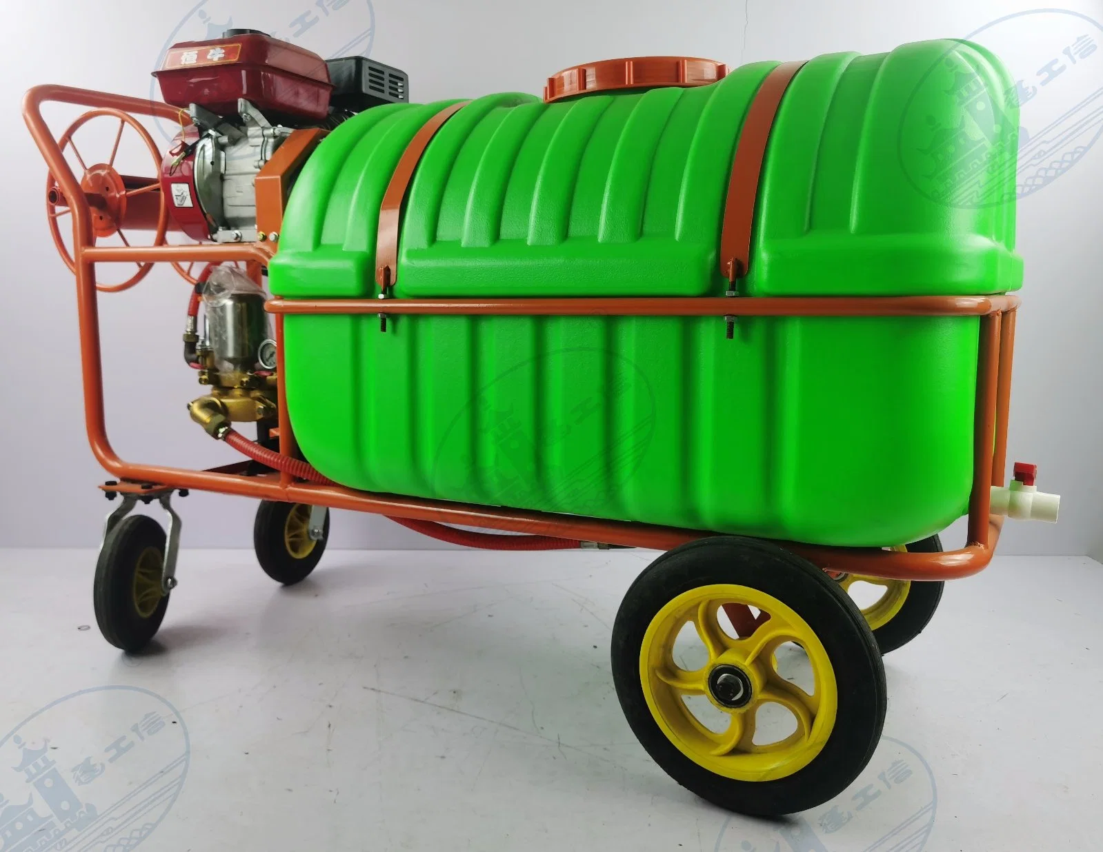 200L Trolley Manual Hand Push Trolled Powerful Agriculture Power Sprayer