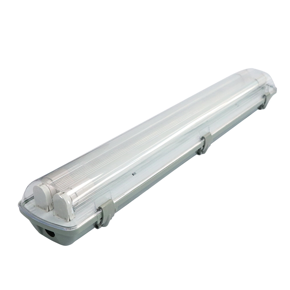 T8 2X36W Tubo Fluorescente LED Impermeable IP65 Lámpara LED de aparejo Tri-Proof lineal LED Luz Tri-Proof impermeable