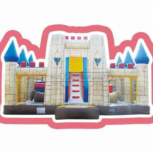 Cheer Amusement Big Inflatable Combo Toys Castle Themed Inflatable Park