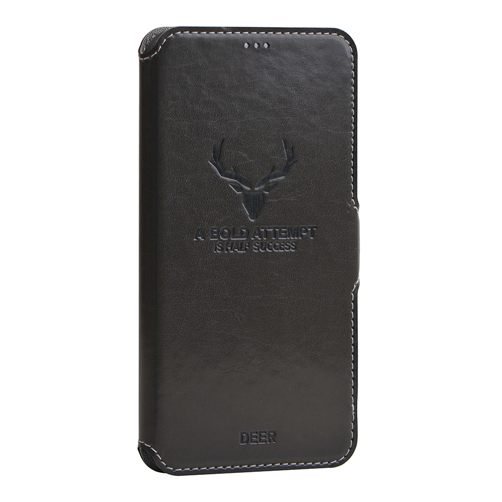 Manufacture Fashion Logo OEM Business Embossed PU Leather Mobile Phone Case for iPhone 14 13 12 11 PRO Max Card Holder Stand Wallet Book Back Cover Shockproof