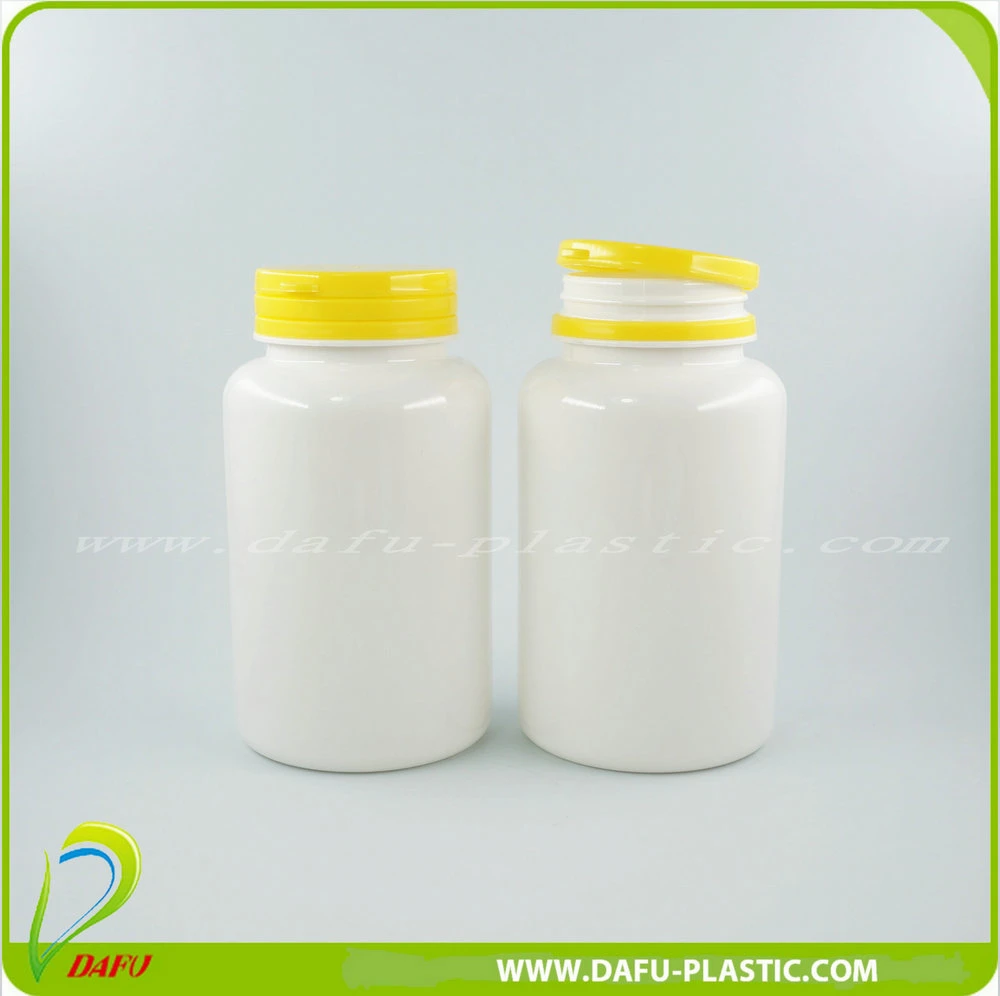 Customized 250ml Pet Capsules Plastic Pill Bottle with Tearing Cap