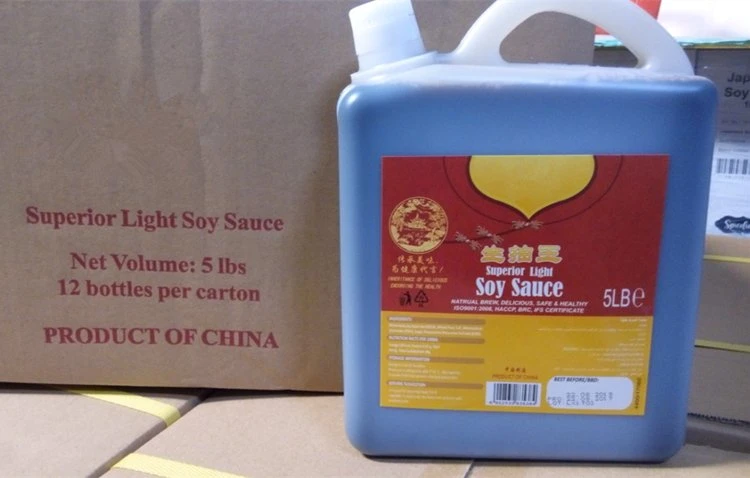 Restaurant Superior 8 L Soy Sauce Halal Bulk Wholesale/Supplier Traditional Seasonings