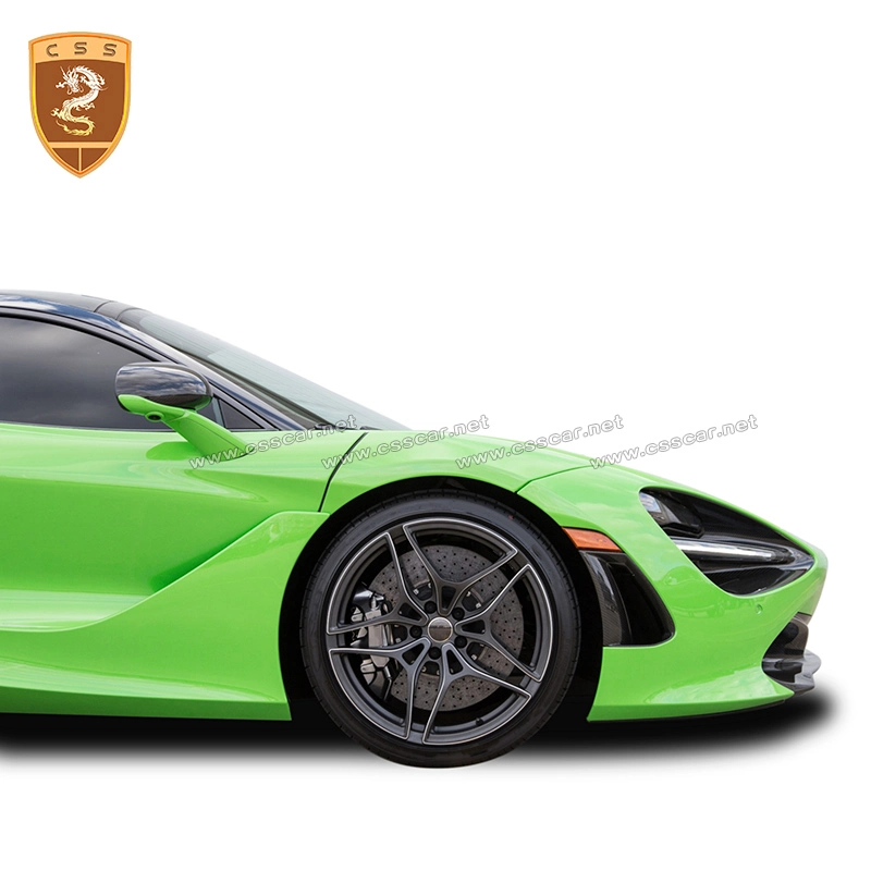 Acessórios de carroçaria em fibra de carbono seco Arejador lateral automática da tampa da Mclaren 720s 2018