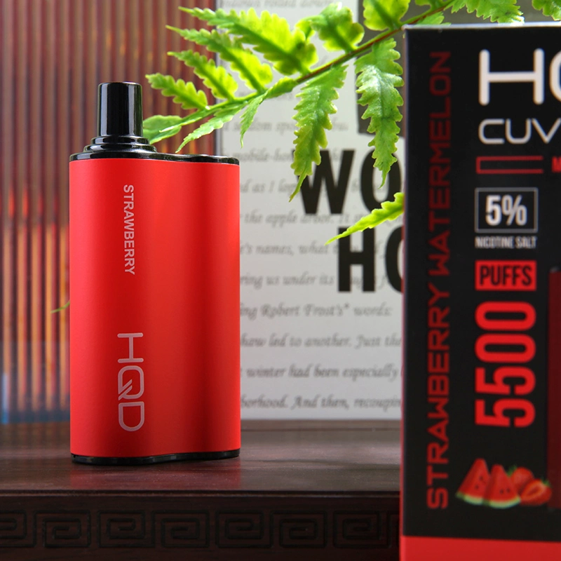 Hqd Vape Cuvie Box 5000 inhalaciones de venta directa de fábrica de Shenzhen el E-cigarrillo Vape vaporizador Ecigs Pod EGO Pod E-Cig Vape Diseño nuevo Vape Cigarrillo electrónico