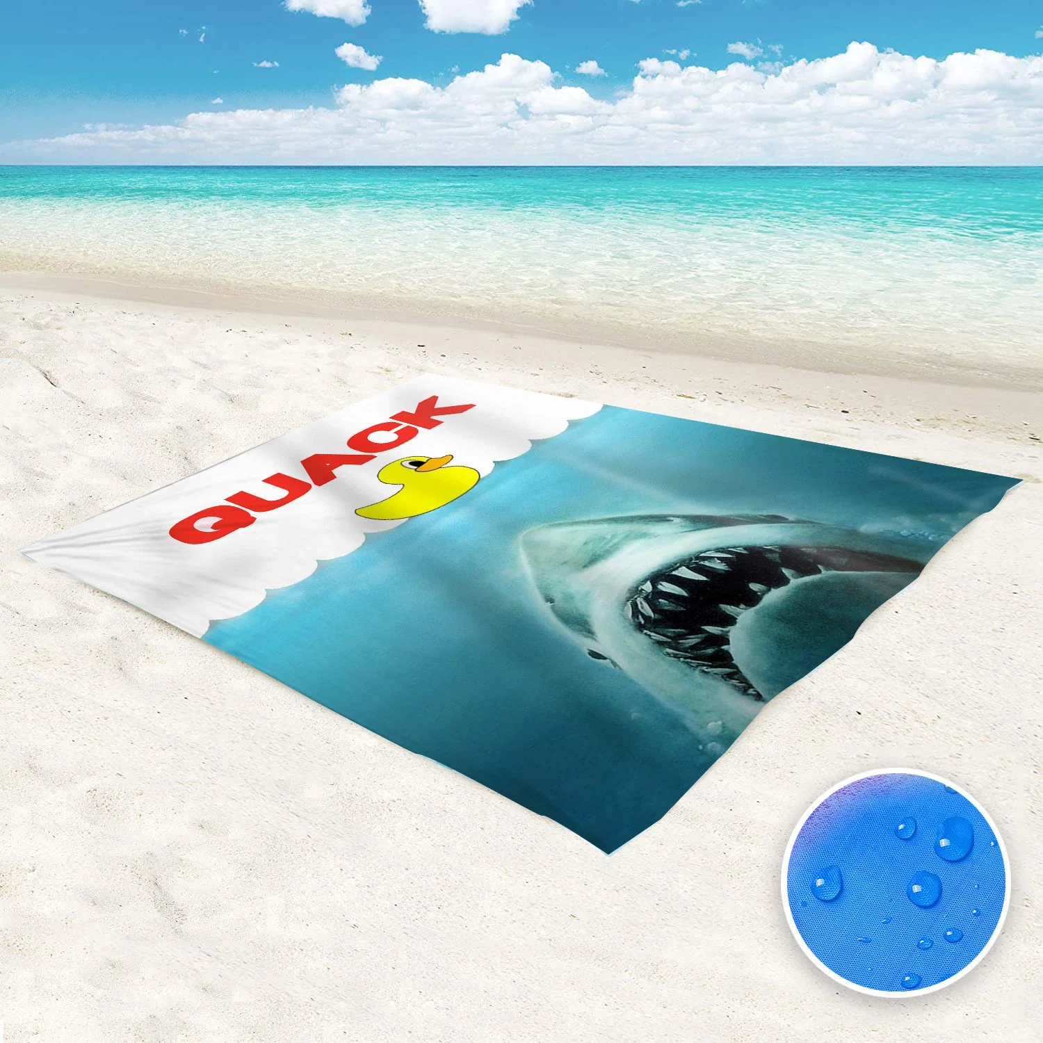 Outdoor Portable Sand Free Foldable Waterproof Camping Beach Mat Custom Logo Sand Proof Beach Blanket