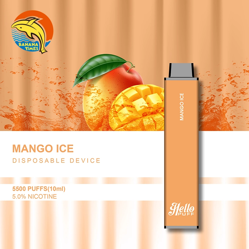 Mayoreo 5500 Puffs VAPE Pen recargable más suave fumar 5% NIC SAL Electrónica cigarrillo