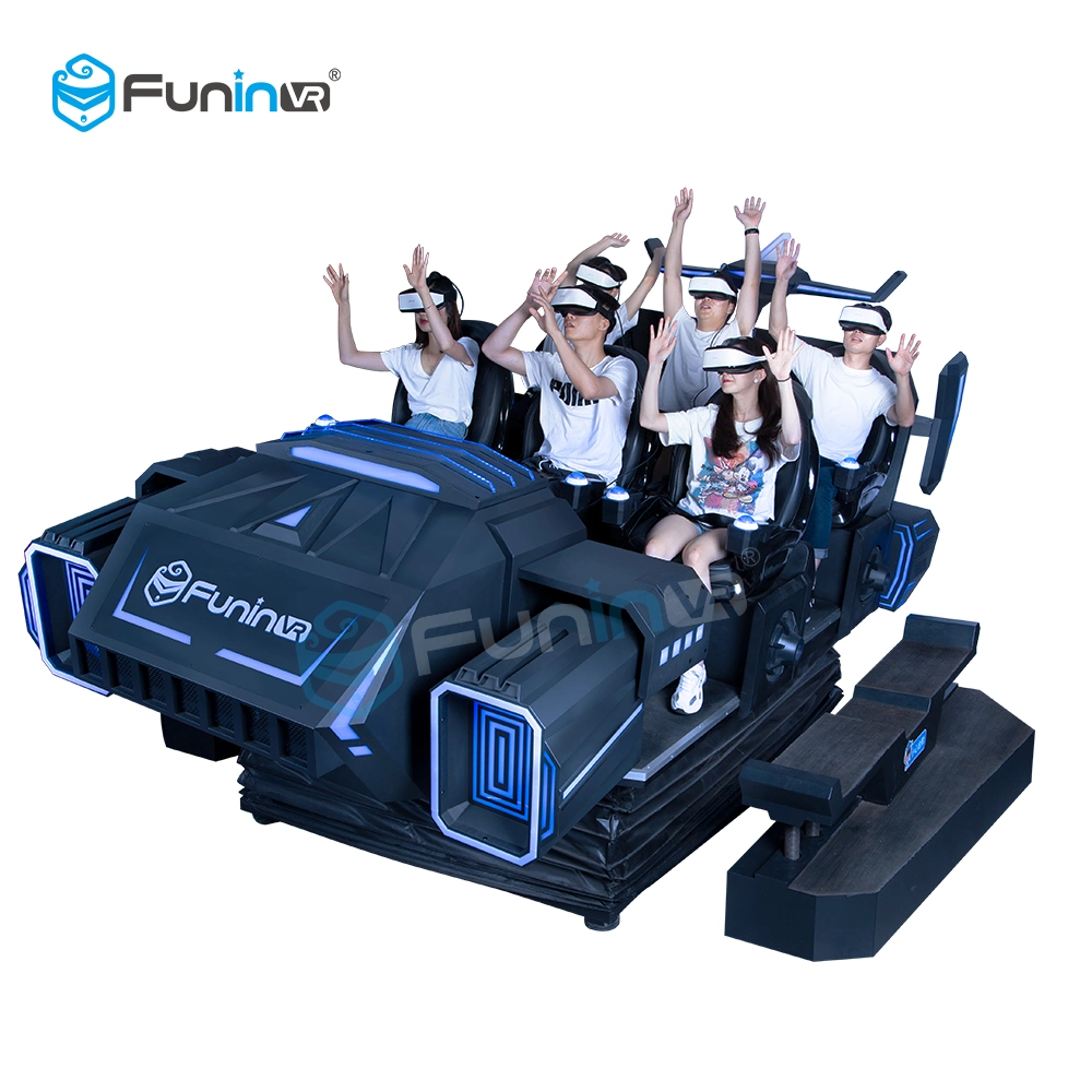 Parque de diversiones Rides 6 asientos VR Car Simulator realidad virtual Equipo