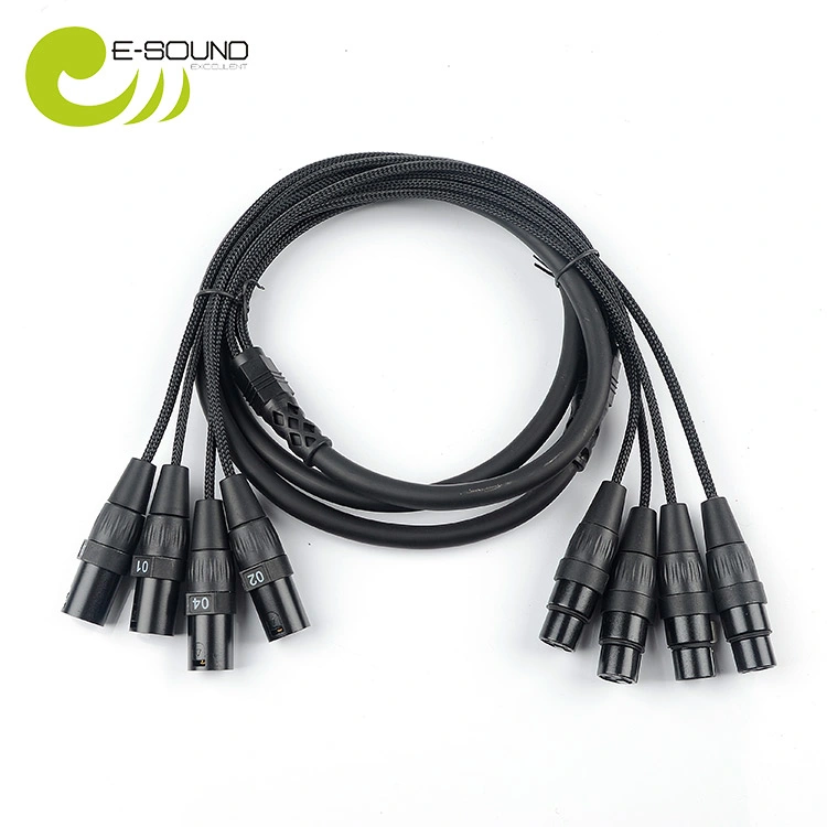 Cable de Audio Cable de micrófono altavoz Speakon hembra XLR OFC