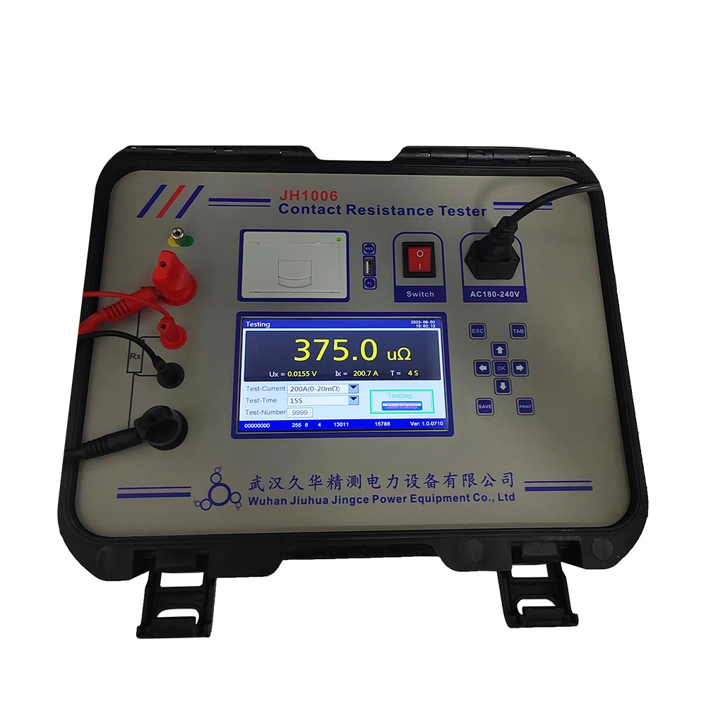 100A Micro Ohmmeter/Low Resistance Meter/Circuit Beaker Loop Contact Resistance Tester