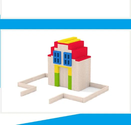 Para niños DIY Palos de la construcción de 260 PCS, Rompecabezas Bloques de construcción