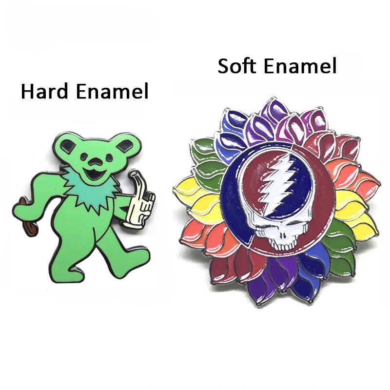 Wholesale Grateful Dead Pins Enamel Lapel Pin Custom Badges Promotional Metal Crafts