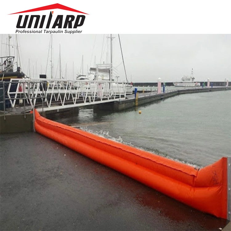 Temporary Dam System 28oz PVC Coated Tarpaulin Material for Effective Flood Protection