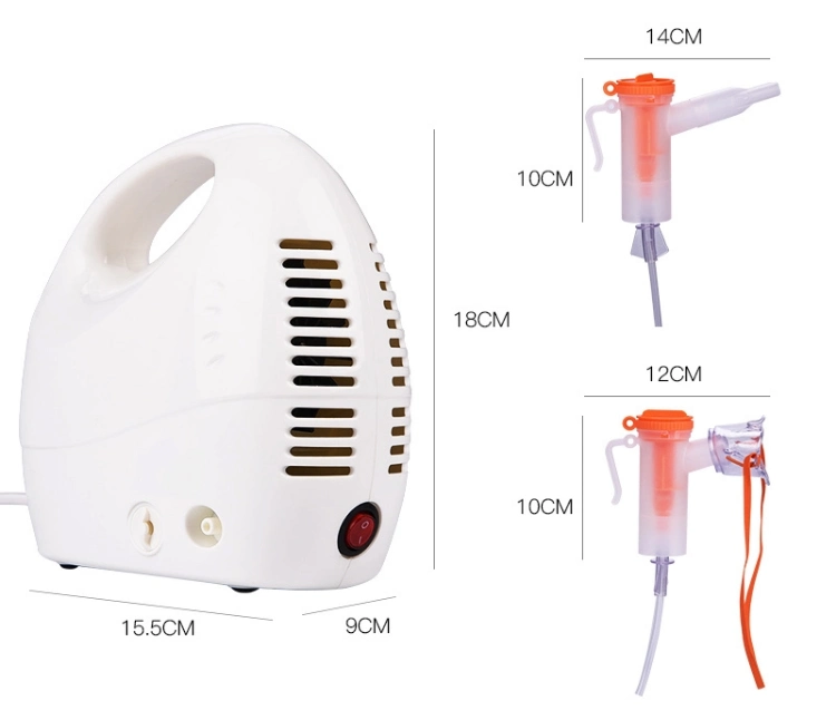 Nebulizador de pistón portátil de alta calidad Ultrasonic Medical Portable Asthma Inhalador Nebulizador Fabricante para adultos Pediátrico