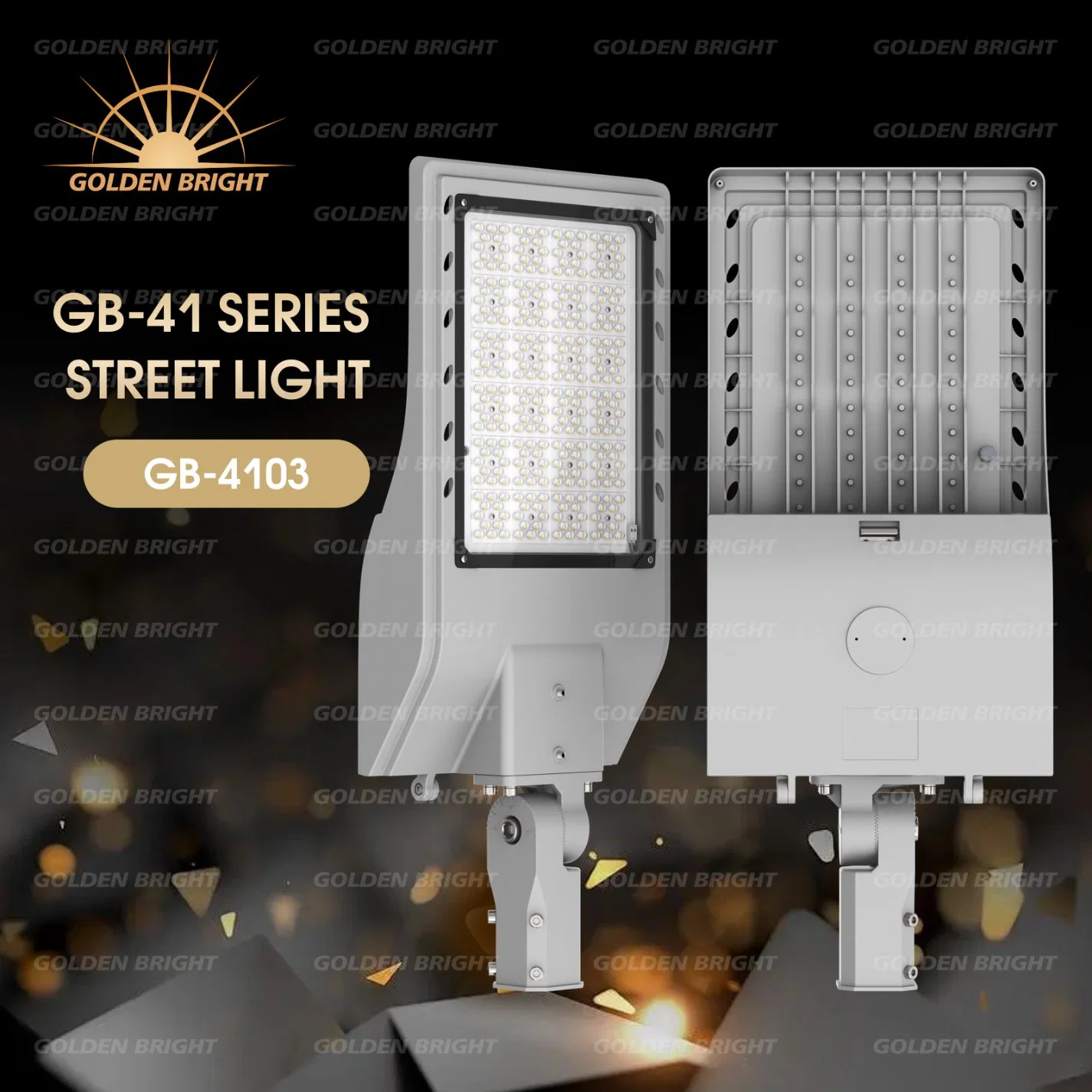 Parking Lot AC Lights Battery Lighting Outdoor Lamp LED Solar Street Light