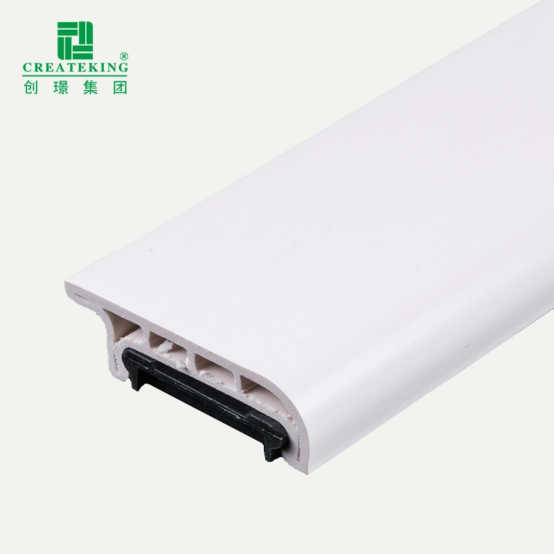 Hot Sale Moisture Proof Interior PVC Wood Plastic Composite PVC Skirting Board