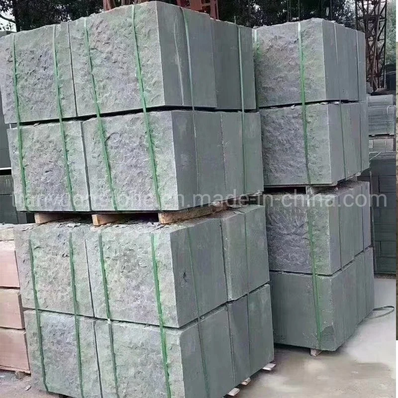 Suelos de piedra arenisca verde Panel teja