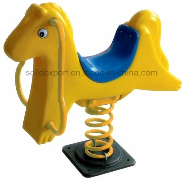 Eco Friendly Plastic Children Outdoor Rocking Horse for Outdoor Playground