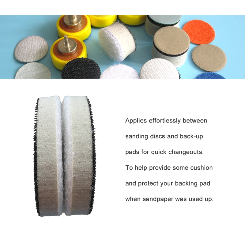 86mm Hook and Loop Sponge High Density Interface Pad for Polishing Grinding