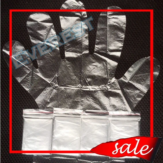 Disposable Transparent Medical Gloves, HDPE Gloves