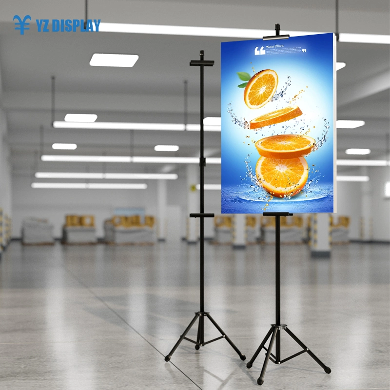 Floor Poster Board Holder Poster Display Stand Retractable Banner Stand Outdoor Sign Holder