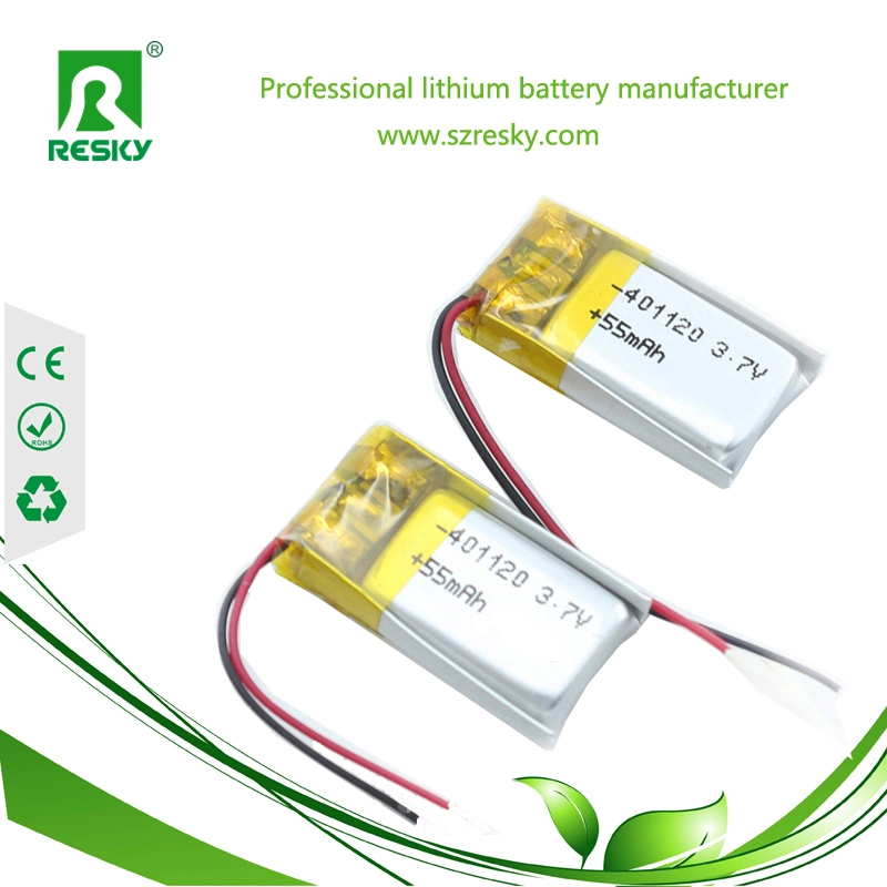 3.7V Rechargeable Lithium Polymer Battery 401430 for Bluetooth Headset