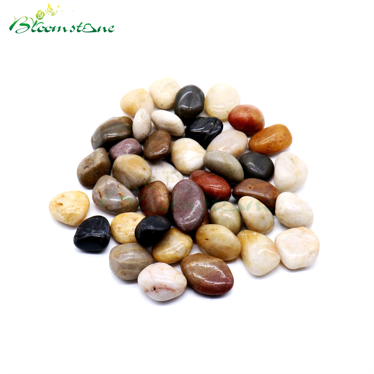 High quality/High cost performance  Black Landscaping Polished River Pebble Decorative Stone for Garden