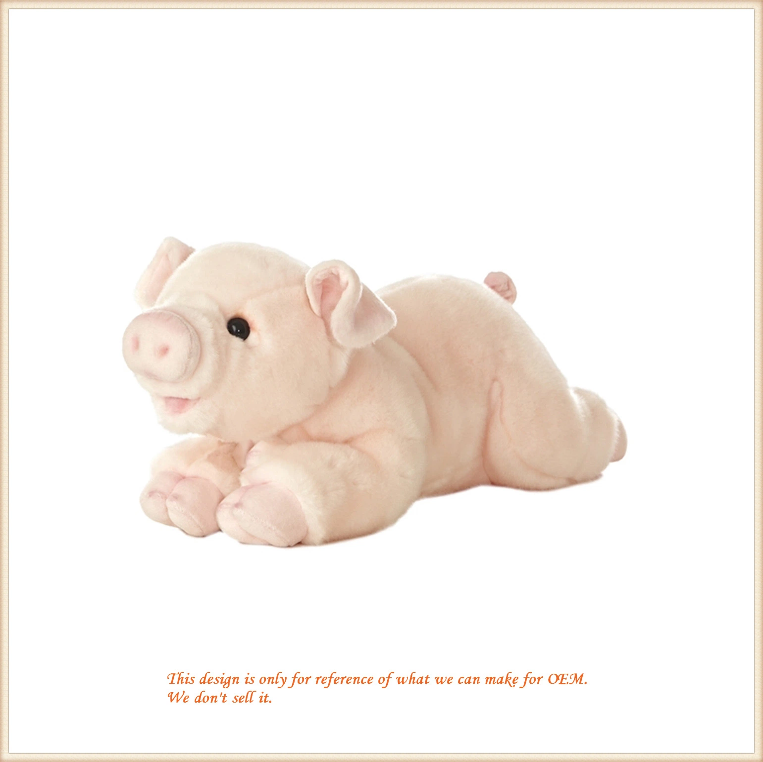 Peluche fait sur mesure rose volante pour cochon jouets pour enfants