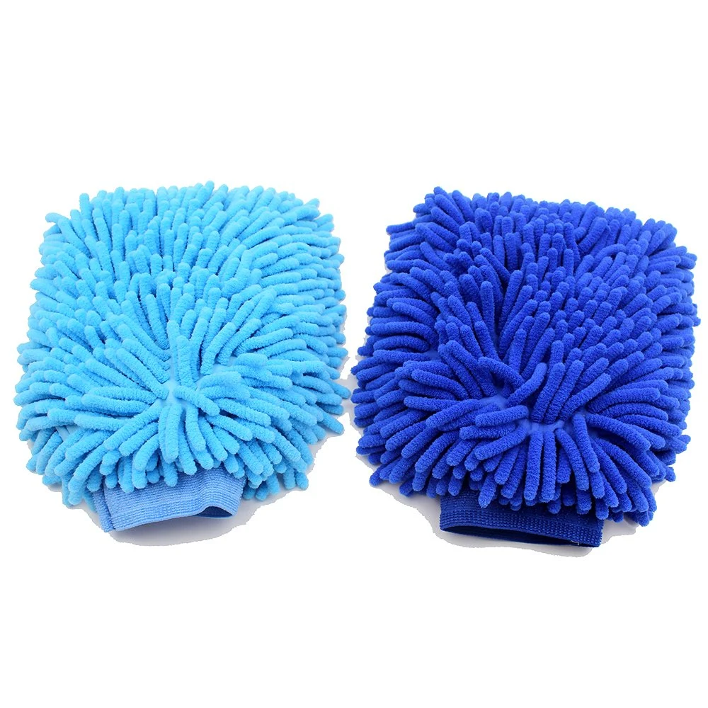 Multicolor Car Wash Wax Brush Glove Thick Coral Mitt with High quality/High cost performance 