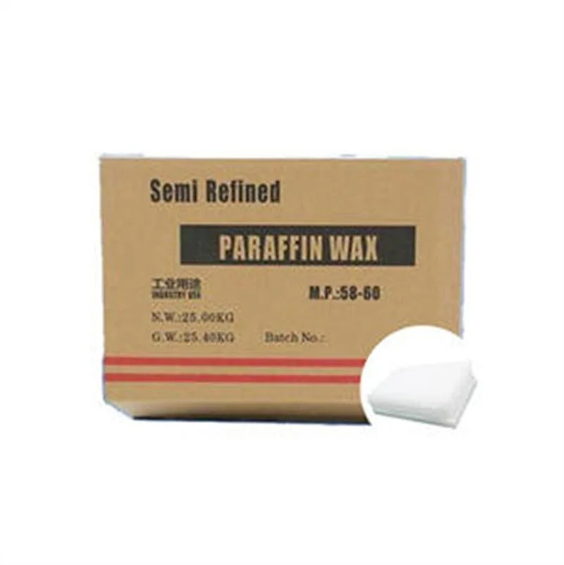 Solid 58-60 Fully Refined Paraffin Wax 50kg or 25kg Pack